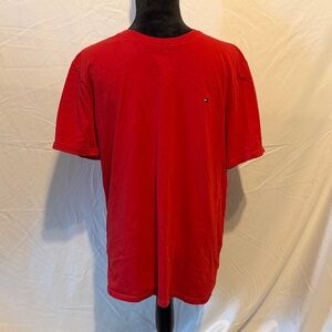 Tommy Hilfiger Vibrant Red Short Sleeve Tee